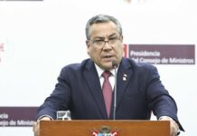 Gustavo Adrianzén, presidente del Consejo de Ministros