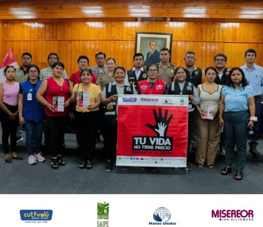 Coprosec Paita y Cutivalú desarrollan acciones de capacitación y difusión contra la trata de personas
