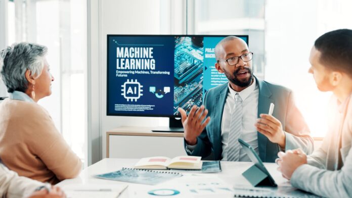 97065182_machine-learning-business-people-and-meeting-for-ai-teamwork-and-cyber-security-with-softwa