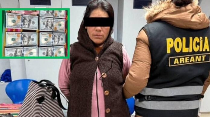 Puno: Detienen a mujer con más de 60 mil dólares en su cuerpo