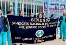 Enfermeras del Hospital Jorge Reátegui denuncian incumplimiento de derechos y advierten huelga nacional