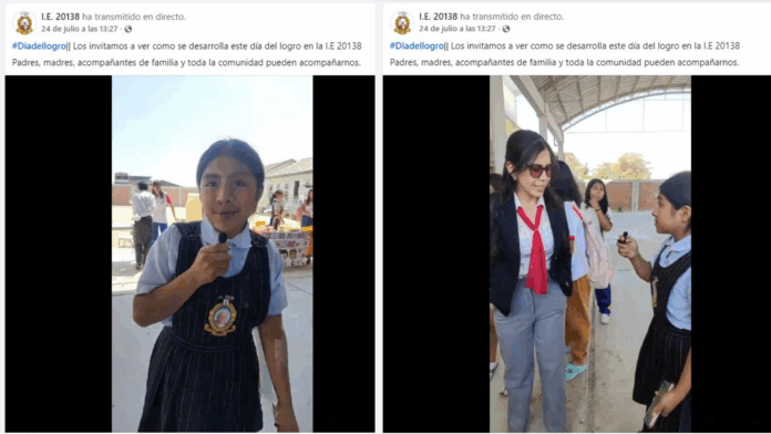 Corresponsalía escolar presente en el día del logro de la I.E. 20138 Corresponsalía escolar presente en el día del logro de la I.E. 20138