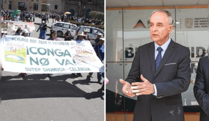 Proyecto minero Conga queda fuera de la agenda del Gobierno, confirma el ministro Jorge Montero