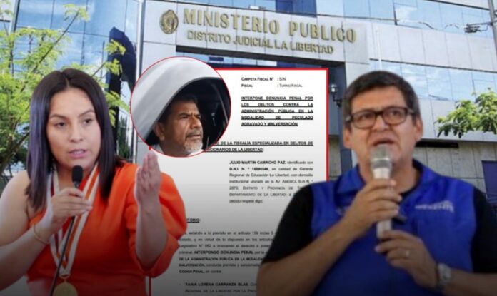 Caso "Chofer negado": Exgerente de Educación interpone denuncia penal contra presidenta del Consejo Regional de La Libertad