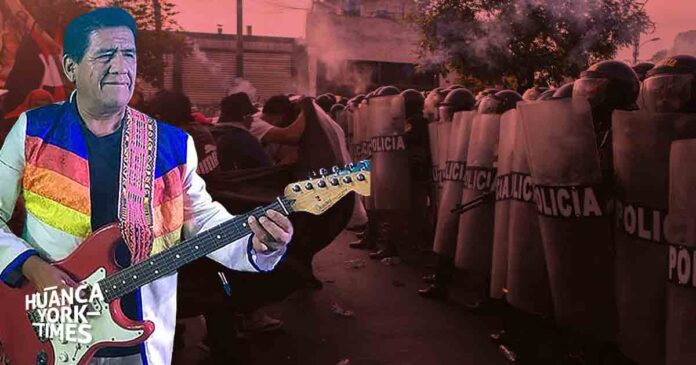 Jaime Moreira de Los Shapis: "Hartos policías para acallar protestas y desprotección para músicos y el pueblo”