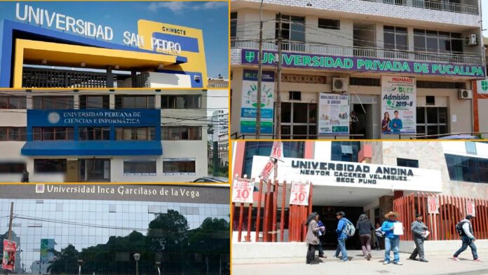 Atención: Cinco universidades deberán cerrar por no obtener licenciamiento de la Sunedu