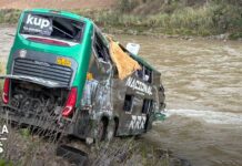 Jauja: Bus de Expreso Nacional cae al río Mantaro tras choque y deja 31 heridos
