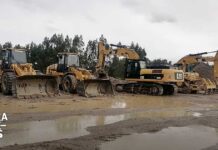 Jauja: Otra vez se detienen los trabajos en la carretera JU-103 por lluvias, salarios impagos y falta de combustible
