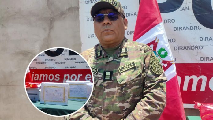 Dirandro Juliaca incauta drogas por 195 mil dólares en octubre