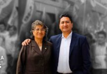 Cerrón inscribe a su madre, Bertha Rojas, como segunda vicepresidenta en su plancha presidencial