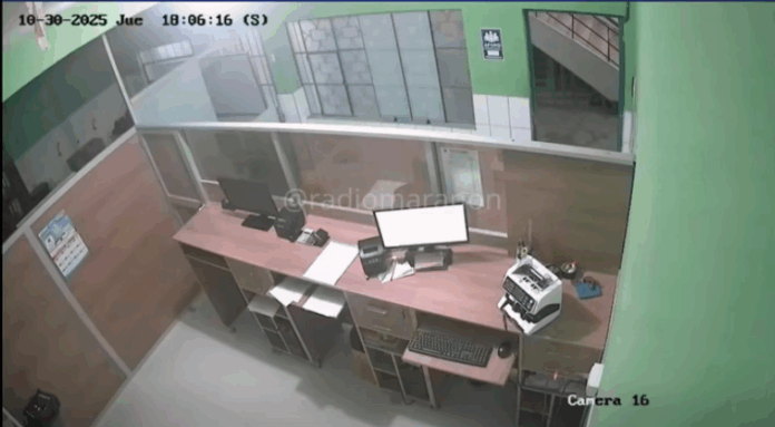 Asalto a instituto San Javier del Marañón: delincuentes armados roban dinero a pocos metros del centro de seguridad en Jaén