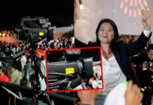 Cámara del Congreso fue usado para grabar mitin de Keiko Fujimori en Trujillo
