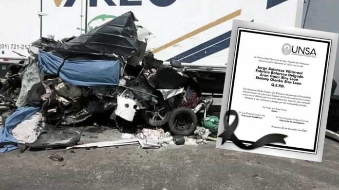 Trágico accidente en la Panamericana Norte: docente de la UNSA pierde a toda su familia en choque vehicular