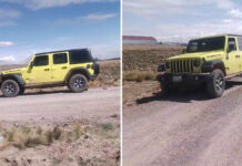 San Román: Pobladores del distrito de Caracoto hallan Jeep robado tras crimen