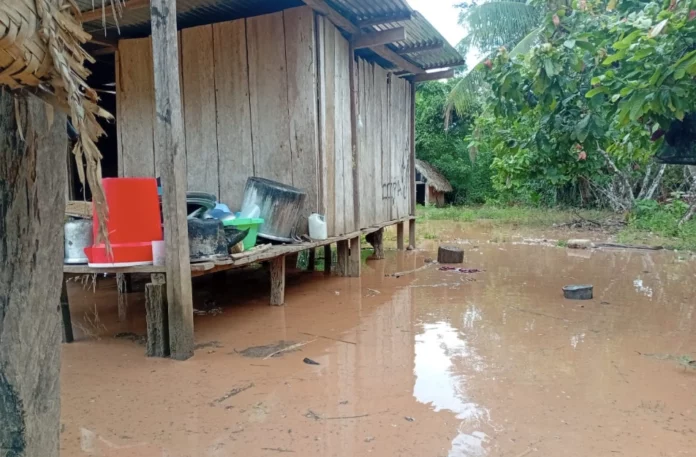 Lluvias intensas provocan inundaciones en comunidades de la cuenca del río Ene
