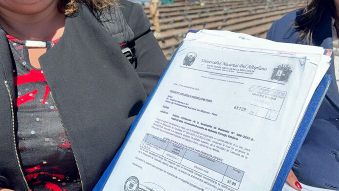 Pruebas revelan que cambiaron puntajes para ascender a docentes en la UNA Puno