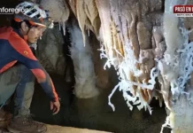 La sorprendente ‘cueva de cristal’ de Luyando descubierta por un deportista en Huánuco