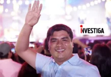 Alcalde de Trujillo que gozó en fiesta de la marinera se fue de vacaciones porque dice estar mal de la rodilla