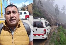 Exalcalde reta a gobernador de Puno y exige acciones urgentes por carretera intransitable a Sandia