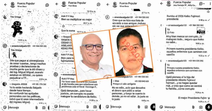 Fractura en Fuerza Popular de Junín: militantes se acusan de corrupción en un chat partidario y el caso termina en querella