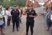Productores de arroz inician huelga nacional y bloquean tramos de la carretera Fernando Belaunde Terry