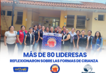 Más de 80 lideresas reflexionaron sobre las formas de crianza