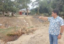 Vecinos de San Antonio denuncian estado crítico del Dren 1308 ante la proximidad de «El Niño»