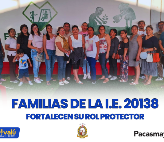 Padres, madres y acompañantes de familia participan de taller en el marco de campaña: "Mi futuro no se pausa"