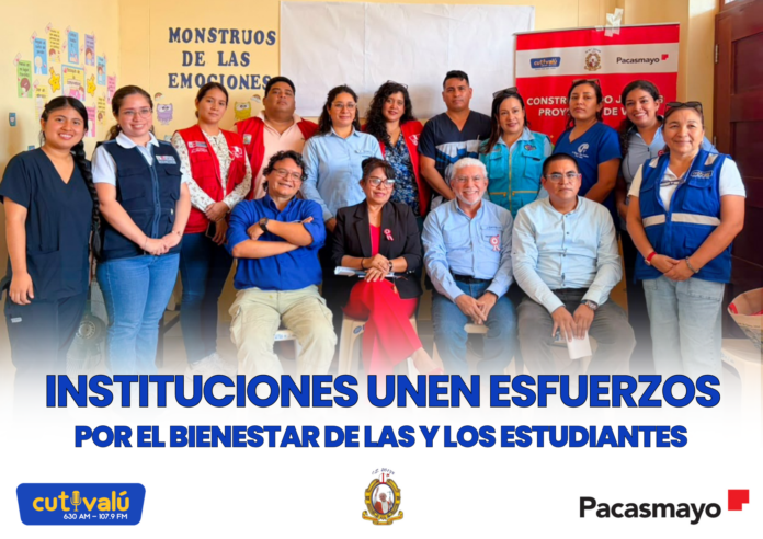 INSTITUCIONES UNEN ESFUERZOS POR EL BIENESTAR DE LAS Y LOS ESTUDIANTES INSTITUCIONES UNEN ESFUERZOS POR EL BIENESTAR DE LAS Y LOS ESTUDIANTES