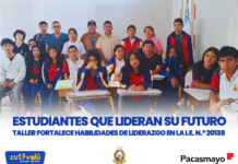 Estudiantes de la I.E. N.° 20138 fortalecen habilidades de liderazgo para construir sus proyectos de vida A través de dinámicas y retos colaborativos, estudiantes de cuarto de secundaria fortalecieron sus capacidades de liderazgo, comunicación, trabajo en equipo y autoconocimiento como herramientas para alcanzar sus metas personales y aportar a su comunidad.
