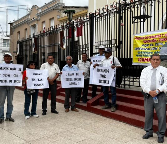 Maestros jubilados y cesantes anuncian protesta nacional para el martes 20 de agosto