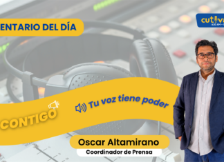 Oscar Altamirano, coordinador de Prensa de Cutivalú