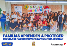 I.E. N.° 20138 REALIZÓ ESCUELA DE PADRES SOBRE VIOLENCIA ESCOLAR Y AUTONOMÍA