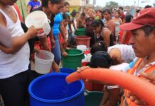 Sin acceso a agua