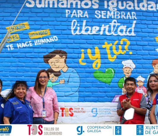 Murales en Veintiséis de Octubre promueven la corresponsabilidad y las nuevas masculinidades