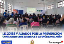 Padres y madres de la I.E. 20138 reciben orientación para prevenir el dengue y prepararse ante el FEN I.E. 20138 Y ALIADOS PROMUEVEN LA PREVENCIÓN DEL DENGUE Y LA PREPARACIÓN ANTE EMERGENCIAS