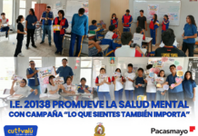 I.E. 20138 promueve el cuidado de la salud mental con campaña “Lo que sientes también importa” ESTUDIANTES PARTICIPAN EN CAMPAÑA “LO QUE SIENTES TAMBIÉN IMPORTA”