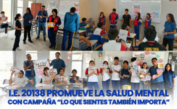 ESTUDIANTES PARTICIPAN EN CAMPAÑA “LO QUE SIENTES TAMBIÉN IMPORTA”