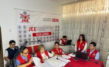 Jurado Electoral Especial de Sullana desarrolla audiencias públicas para realizar el recuento de votos que fueron impugnados