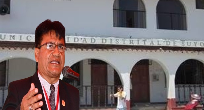 municipalidad de Suyo rgrresa alcalde suspendido