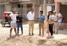 Castilla: Una obra de agua y alcantarillado de más de siete millones en la Urb. El Bosque permanece paralizada hace más de 3 meses